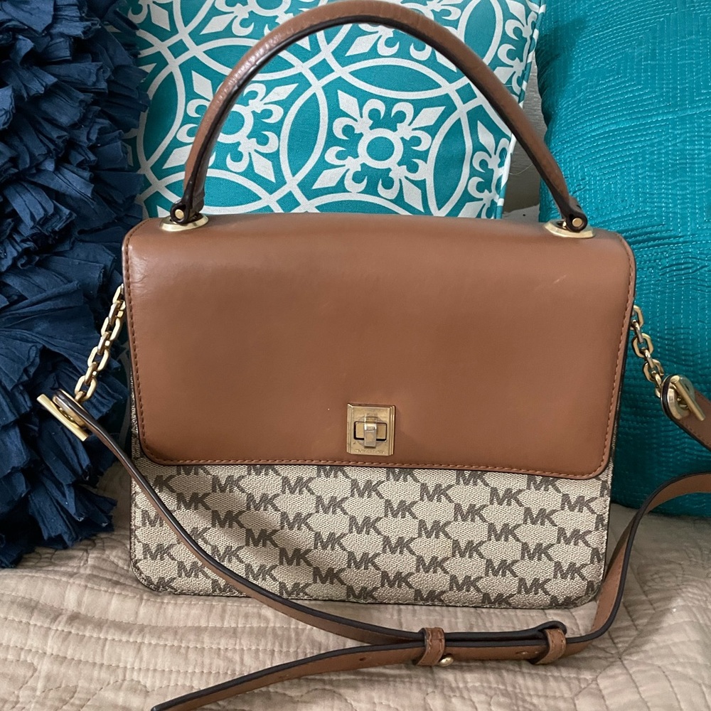 Natalie Large Heritage Signature Satchel